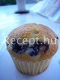 áfonyás muffin étcsokoládéval áfonyás muffin étcsokoládéval